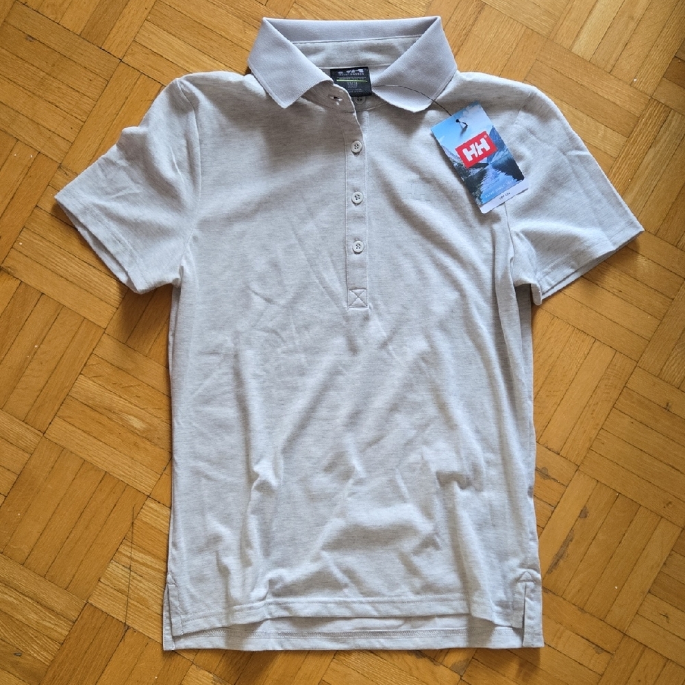 Helly Hansen Women's Light Gray Polo Shirt
